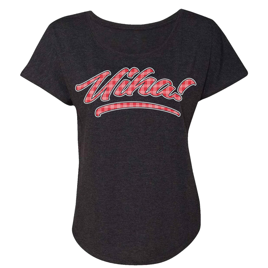Uiha! Womensʻ Shirt in Red and Black