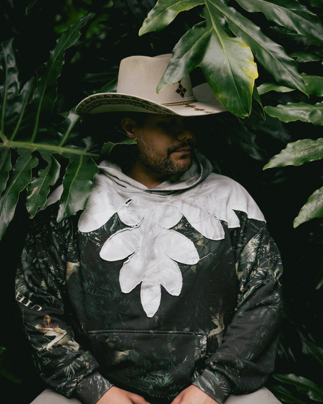 *PRE-ORDER* Kilakila Camo ʻUlu Quilted Yoke Oversized Hoodie