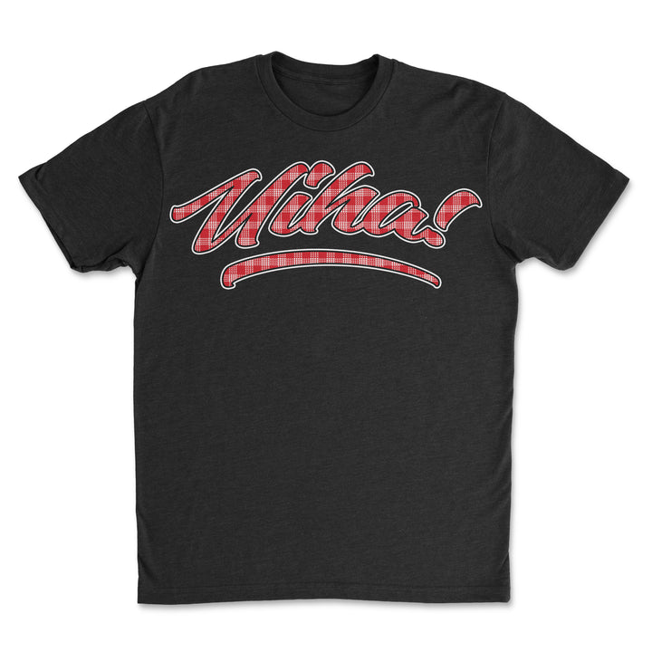 Uiha! Unisex Shirt in Red and Black